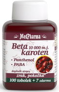 Betakaroten MedPharma Beta karoten 10000 m. j. + panthenol + PABA 107 tobolek - Betakaroten
