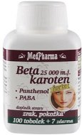 Beta Carotene 25000 IU - Panthenol, PABA - 107 Tablets - Beta-Carotene