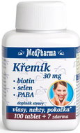 MedPharma Silicon 30 mg + biotin + selenium + PABA 107 tablets - Minerals