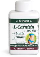 MedPharma L-Carnitine 500 mg + inulin + chromium 67 tablets - Dietary Supplement