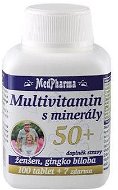 Multivitamin Multivitamins with Minerals 50+, - 107 Tablets - Multivitamín