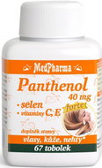 MedPharma Panthenol 40 mg + selenium + vitamin C and E 67 capsules - Panthenol