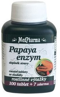Papaya Enzyme - 107 Chewable Tablets - Digestive Enzymes - Main image