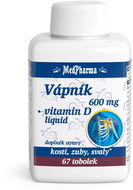 MedPharma Vápník 600 mg + Vitamin D - liquid - 67 tob. - Vápník