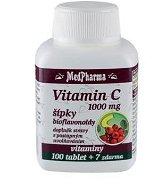 Vitamín C 1000 mg so šípkami, predl. účinok – 107 tbl. - Vitamín C