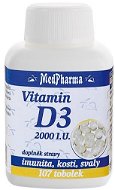MedPharma Vitamín D3 2000 I.U., 107 toboliek - Vitamín D