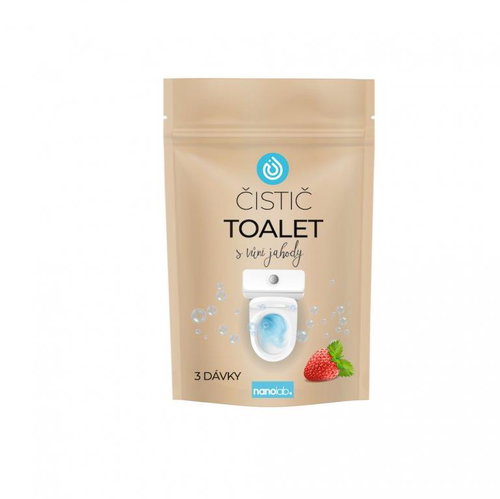 Nanolab Natural Toilet cleaner with strawberry scent, 3 doses - Drain Cleaner - Main image