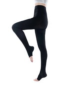 MEDIAL Medical Compression Tights 1st CT Open Toe - Black - Stockings