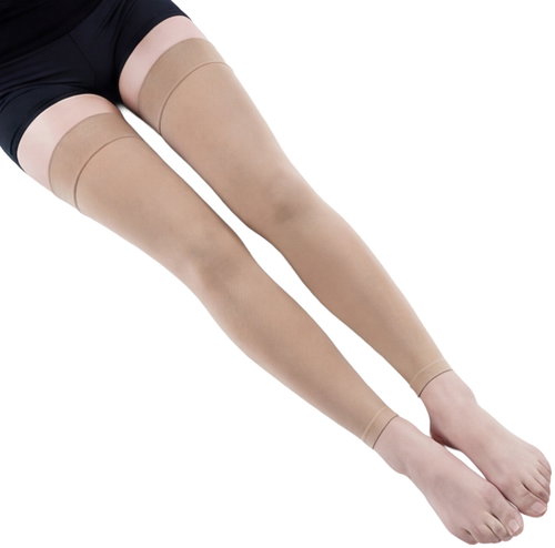 MEDIAL Medical Compression Thigh-High Leggings 2nd Class Footless - Black, Size 5XL - Stockings - Main image