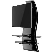 Meliconi Ghost Design 2000 Rotation fényes fekete - TV tartó konzol