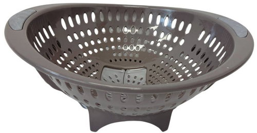 Mega plast Cedník Lux s otvorem, šedý, 32,5 × 29 × 14 cm - Colander - Main image