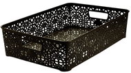 Mega Plast, Basket MONAKO L, 10 × 39 × 27 cm, wenge - Basket