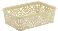 Mega Plast, Basket MONAKO XS, 6 × 20 × 14 cm, cream - Basket