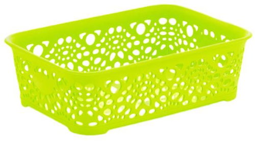 Mega Plast, Basket MONAKO XS, 6 × 20 × 14 cm, light green - Basket - Main image