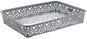Mega Plast, Košík MONAKO S, 6 × 26 × 20 cm, šedá metalíza - Koš
