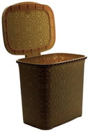 Mega Plast, MONAKO powder basket, 29 × 26 × 23 cm, wenge - Basket