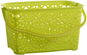 Mega Plast, Košík na kolíčky MONAKO, 13 × 23,5 × 15,5 cm, světle zelená - Koš