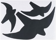 METAFRANC Siluety ptáků, 3 kusy v setu, černé - Plašič