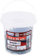 CONNEX Vruty do sádrokartónu s jemným závitem 3,5 × 35 mm, 500 ks - Self-Tapping Screws
