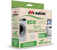 MELICONI green line 3v1 čisticí prášek pro pračky a myčky - 6 sáčků x 50g - Čisticí prostředek