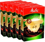 Melitta 1x4/80 Gourmet, Packung 3+2 Gratis - Kaffeefilter