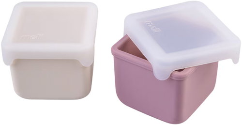 Melii Silikon-Snackdosen 237 ml 2 Stück rosa - Dosen-Set - Hauptbild