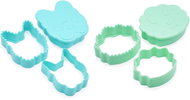 Melii Sandwich cutter 3in1 2 pcs bulldog/dinosaur - Cookie Cutter