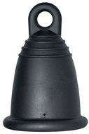 Me Luna Classic S with eyelet black - Menstrual Cup