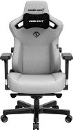 Gaming-Stuhl Anda Seat Kaiser Series 3 XL - grauer Stoff - Herní židle
