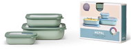Mepal Set of bowls Cirqula Rectangular Nordic Sage 0,5 l + 1 l + 2 l - Food Container Set
