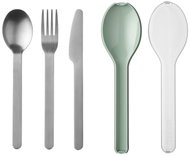 Mepal Set of travel stainless steel cutlery Ellipse Nordic Sage - Cutlery