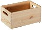 Úložný box Kesper Víceúčelová dřevěná bedýnka 40 × 30 × 23 cm - Úložný box