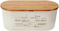 Kesper Plastový chlebník s prkénkem bílý - Breadbox