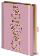 Pusheen: Eat Sleep Eat Repeat - A5 notebook - Journal