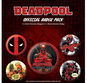Marvel Deadpool: Outta The Way - set 5 odznaků  - Placka