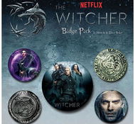 Netflix The Witcher: Design - set 5 odznaků  - Placka