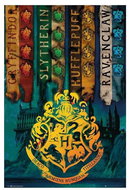 Cure Pink distribution of Harry Potter: House Flags - Poster