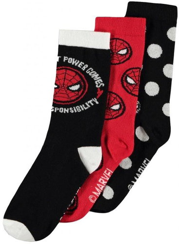 Marvel Spiderman Logos - men's socks (40 - 42) - Socks - Main image