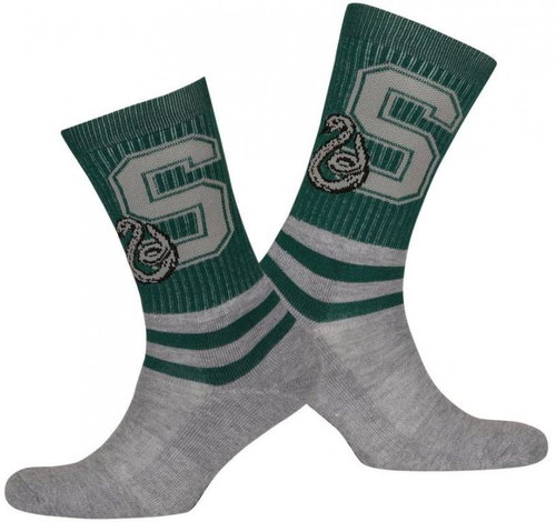 Harry Potter Slytherin Striped Men's Socks (41 - 46) - Socks - Main image