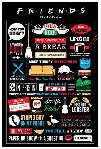 Friends Infographic - Poster - Main image