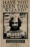 Harry Potter Wanted Sirius Black - Poster