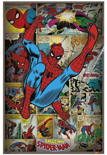 Marvel Spiderman Retro - Poster - Main image