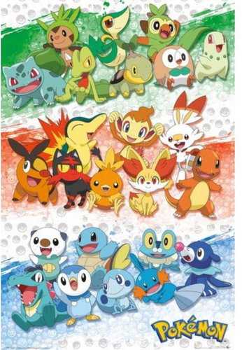 Pokémon First Partners - Poster - Main image