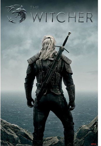 Netflix The Witcher Backwards On The Precipe - Poster - Main image