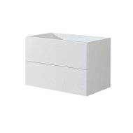 Aira desk, bathroom cabinet, white, 2 drawers, 810x530x460 mm - Bathroom Cabinet