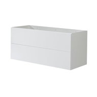 Aira desk, bathroom cabinet, white, 2 drawers, 1210x530x460 mm - Bathroom Cabinet