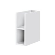 Aira desk, bathroom cabinet, bottom white, 200x530x460 mm - Bathroom Cabinet