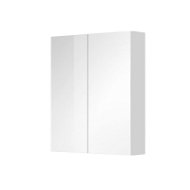 Kúpeľňová skrinka Aira, kúpeľňová skrinka, galérka, biela, 600 × 700 × 140 mm - Koupelnová skříňka