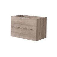 Aira desk, bathroom cabinet, oak, 2 drawers, 810x530x460 mm - Bathroom Cabinet