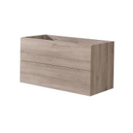 Aira desk, bathroom cabinet, oak, 2 drawers, 1010x530x460 mm - Bathroom Cabinet